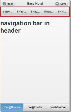 easy Html5 - Jquery Mobile之ToolBars(Navigation and Persistent Bars)