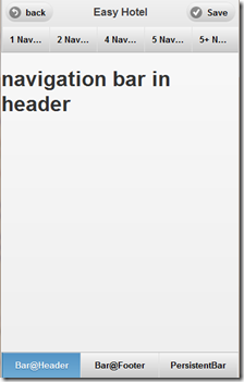 easy Html5 - Jquery Mobile之ToolBars(Navigation and Persistent Bars)