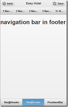 easy Html5 - Jquery Mobile之ToolBars(Navigation and Persistent Bars)