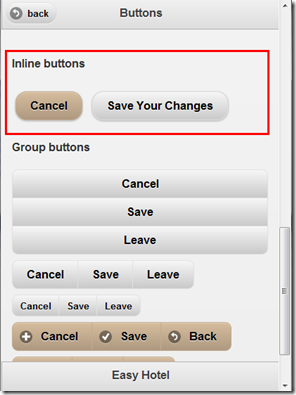 easy Html5 - Jquery Mobile之Buttons