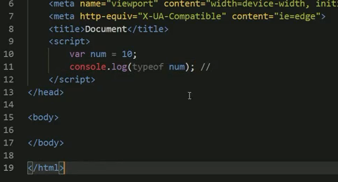 JavaScript -- 数据类型 --手稿