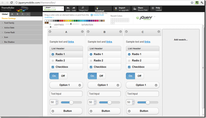 easy html5 - Jquery mobile
