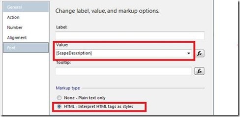 ReportViewer Tip -- 使用Html标签自定义ReportViewer字段显示