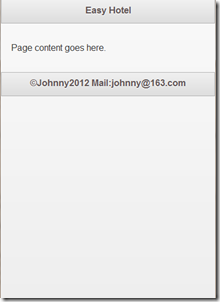 easy Html5 - Jquery Mobile之Pages&Dialogs