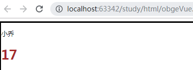 Vue        -----------  了解，  展示json 数据