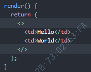 Vue template  VS  React Fragments