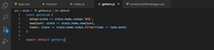 vue.js - mapGetters报错unknown getter一直获取不到值的问题？