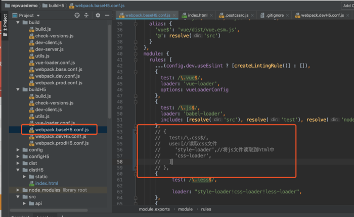 /node_modules/vue2-toast/lib/toast.css Module build failed: Unknown word