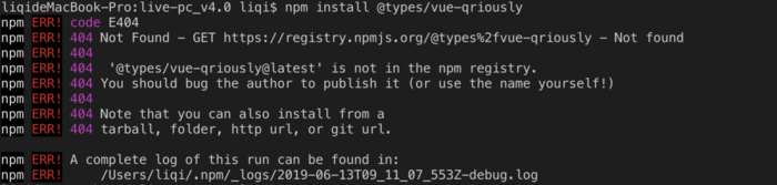 Could not find a declaration file for module 'vue-xxx'.