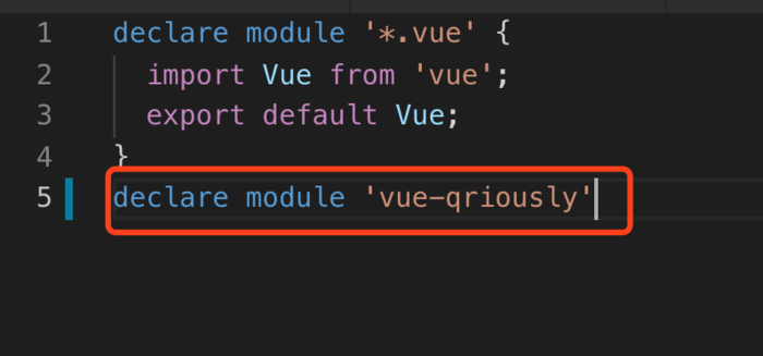 Could not find a declaration file for module 'vue-xxx'.