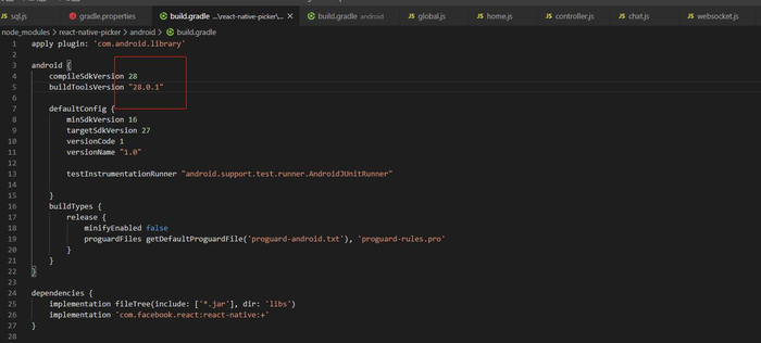react-native: Execution failed for task ':xxxxxx:verifyReleaseResources'
