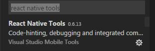 vscode react-native
