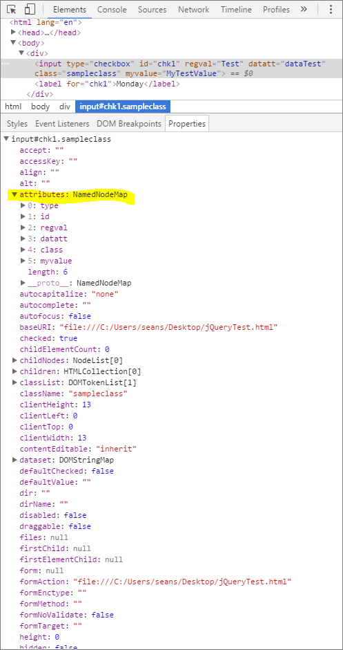 jQuery .attr() vs. .prop()