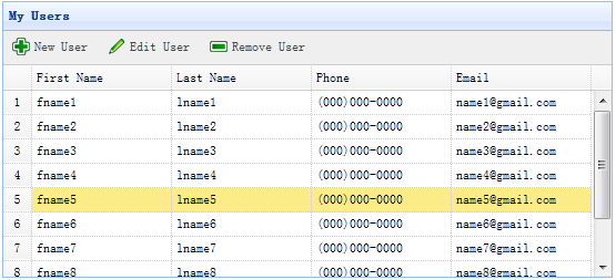 Build CRUD Application with jQuery EasyUI