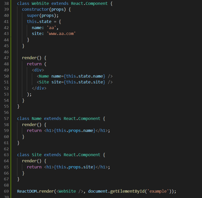 react props