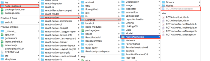 React Native--Animated:`useNativeDriver`is not supported because the native animated module is missing