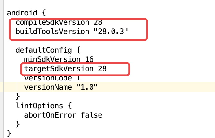 Task :react-native-yunpeng-alipay:verifyReleaseResources FAILED
