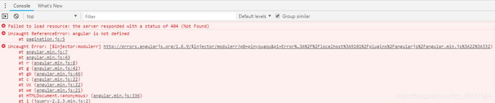 Uncaught ReferenceError: angular is not defined