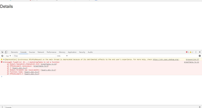 bootstrap Table