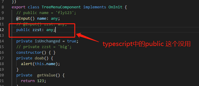 angular6 Can't bind to 'zzst' since it isn't a known property of
