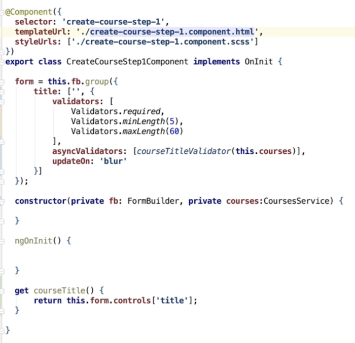 [Angular] Angular Asynchronous Form Validators