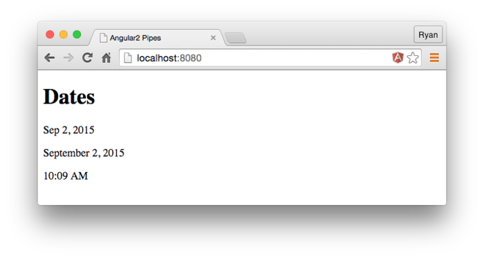 Angular2 Pipe