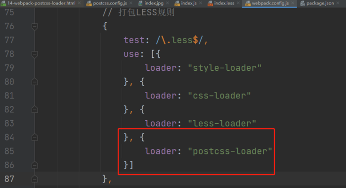 webpack-postcss-loader