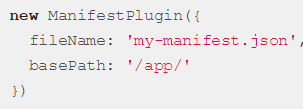 webpack-manifest-plugin