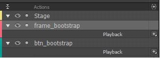 Adobe Edge Animate --异步条件加载框架（yepnop）之三：加载bootstrap之按钮、进度条、菜单效果