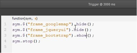 Adobe Edge Animate --异步条件加载框架（yepnop）之三：加载bootstrap之按钮、进度条、菜单效果