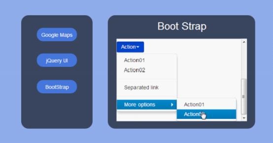 Adobe Edge Animate --异步条件加载框架（yepnop）之三：加载bootstrap之按钮、进度条、菜单效果