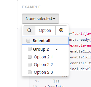Bootstrap Multiselect