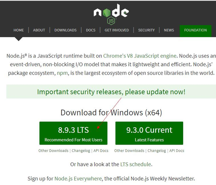 vue.js 2.0 --- 安装node环境,webpack和脚手架(入门篇)