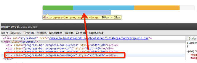 Bootstrap progress-bar