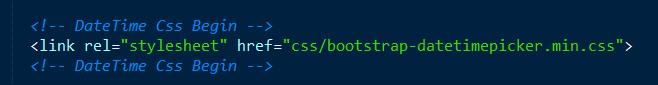 BootStrap - 时间组件