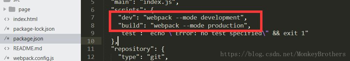 WARNING in configuration The 'mode' option has not been set, webpack will fallback to 'production' f