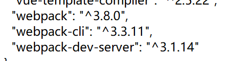 npm ERR!codeELIFECYCLE [email protected] dev:`webpack-dev-server --open`