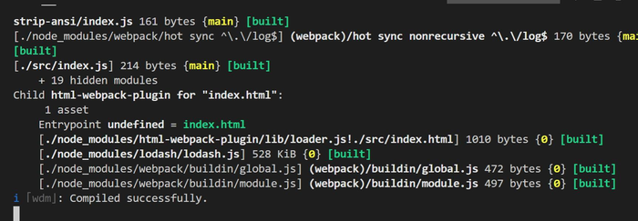 npm ERR!codeELIFECYCLE [email protected] dev:`webpack-dev-server --open`