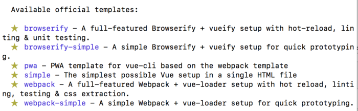 vue - vue-cli脚手架安装和webpack-simple模板项目生成