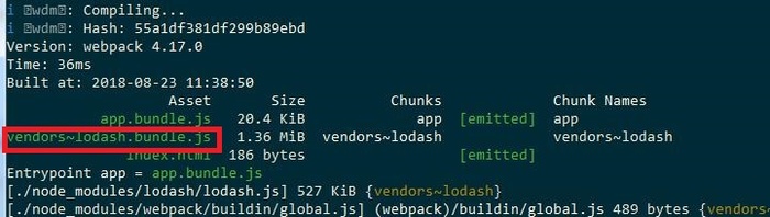 webpack - code splitting