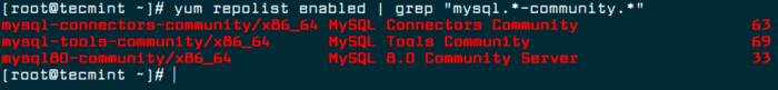 How to install Mysql in the CentOS