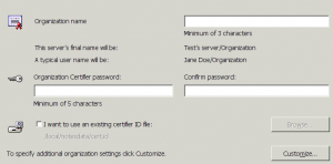 Domino Server installation on Linux (Centos or Redhat) – something somewhere