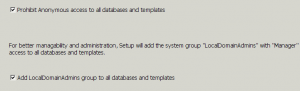 Domino Server installation on Linux (Centos or Redhat) – something somewhere