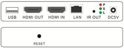 200 Meter HDMI Extender Over Ethernet With KVM Interface IR Signal Operating instruction
