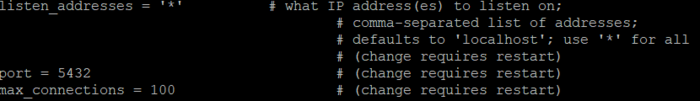 centos7 + postgresql10