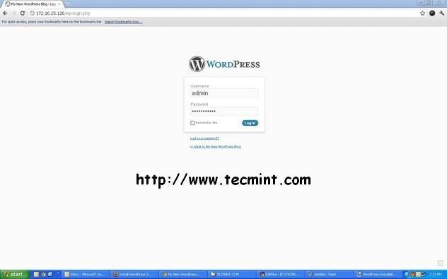 Install WordPress 3.6.1 Using LAMP or LEMP on RHEL, CentOS & Fedora