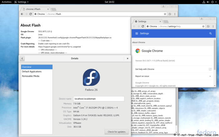 Adobe Flash Player 27 on Fedora 27/26, CentOS/RHEL 7.4/6.9