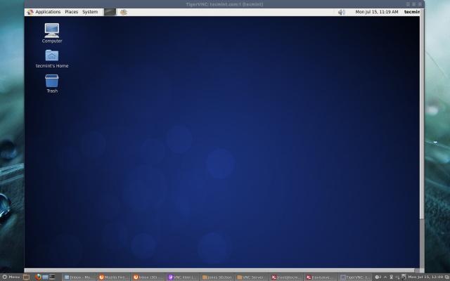 Install TightVNC Server in RHEL/CentOS and Fedora to Access Remote Desktops