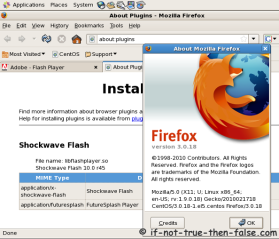 Adobe Flash Player 11.2 on Fedora 17/16, CentOS/RHEL 6.3/5.8