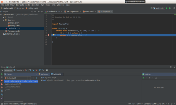 Swift 3.0 on Ubuntu 15.10